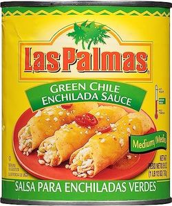 Las Palmas Green Chile Enchilada Sauce, Medium, 28 Ounce