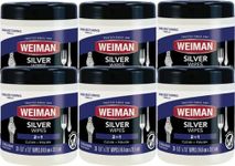 Weiman Silver Wipes - Jewelry Wipes 6 Pack - Cleaner and Polisher for Silver Jewelry Sterling Silver