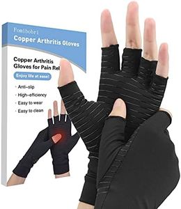 Compression Gloves, Feimvbe Copper Arthritis Gloves Can Relieve Joint Pain, Carpel Tunnel, Rheumatoid Arthritis, Swelling and Fatigue Symptoms, Hand Brace Support for Women and Men (XL)