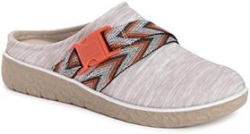 MUK LUKS Women's Boardwalk Promenade Clog, Clay, 7.5 US