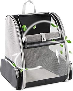 Texsens Pet Backpack Carrier for Small Cats Dogs | Ventilated Design, Safety Straps, Buckle Support, Collapsible | Designed for Travel, Hiking & Outdoor Use