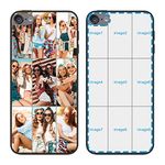 Custom Phone Case for iPod Touch 5/6/7,Customized Personalized Multi-Picture Collage Photos Cover Anti-Scratch Shock-Resistant Soft Protective TPU Phone Case