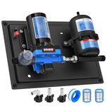 Kohree RV Water Pump 12V DC 5.5GPM 55PSI and 0.75L 125PSI Pre-Pressurized Accumulator Tank, Quiet RV Water Pump and Accumulator Tank System for RV Camping, Boat, Kitchen, Bathroom