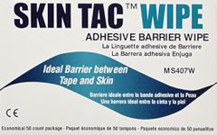 Skin-Tac MS 407W Adhesive Barrier Wipes, 50 Pieces