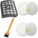 SaferCCTV 2 Foam & Felt + 1 Hepa Filters Compatible with Shark Rotator Slim Light Lift - Away Upright Vacuum NV340 / NV341 / NV341Q / NV342Q,Part 1229 FC340 & XHF340,4Pcs