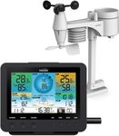 Youshiko YC9470 Weather Station, Professional 7-in-1 Wireless Sensor (Official 2025 UK Version) WIFI Internet Wunderground WeatherCloud, UV SUNBURN/light intensity