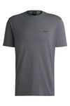 BOSS Mens Tee Stretch-Cotton Regular-fit T-Shirt with Contrast Logo