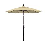 California Umbrella GSPT758117-F22 7.5' Round Market Umbrella, Olefin Antique Beige