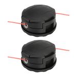 RO6G SRM-225 Weed Trimmer Head for Echo Weed Eater Head SRM225,Echo Speed Feed 400 Trimmer Head,Echo Weed Eater Attachments - 2 Pack