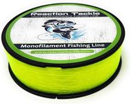 Reaction Tackle Monofilament Fishing Line- Strong and Abrasion-Resistant Nylon Mono Fishing Line, Freshwater and Saltwater Fishing Line Yellow 60/260