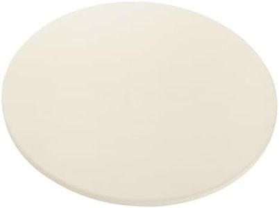 FLYZZA 14" Round Pizza Stone, Heavy Duty Cordierite Pizza Pan for Grilling & Pizza Oven, High Temperature Resistant Baking Stone for Pizza, Bread, Meat