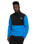 THE NORTH FACE Men's Alpine Polartec 100 ½ Zip, Optic Blue/TNF Black, Small