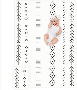 Stylish Baby Play Mat - Soft, Easy to Clean 5.6 x 4 ft. Floor Mat Creates A Safe Play Area for Your Baby Boy or Girl - The Perfect Modern Foam Playmat Fits Nicely with Your Kids Playroom Or Home Decor