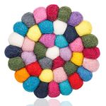 ZenBless 6 inch Singing Bowl Cushion Woolen Pad, Tibetan Bowl Mat Incense Burner Mat, Buddhist Sound Bowl Pad Hand Made in Nepal for Home Decoration Yoga Meditation Accessories