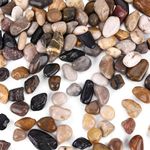 VGOODALL 450g Mixed Colour Pebbles for Plants, Polished River Stones Small Gravel Rocks for Potted Plants Garden Home Decor