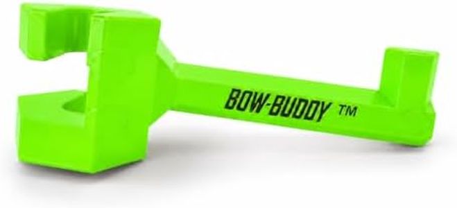Bow Buddy Twist-On 3.0 Universal Bow Hanger – Tool-Free Headrest Mount for Compound & Hunting Bows – ASA Heat-Resistant Vehicle Bow Holder (Green)