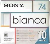 Sony Bianca Series MiniDisk 74 Min 10 Pack Recordable MD