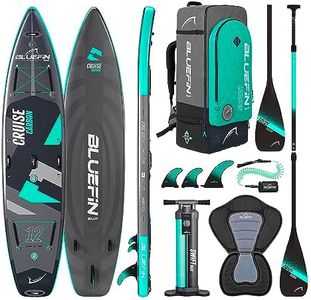 Bluefin Cruise Carbon 12' Inflatable Paddle Board| Adult SUP Board| Bluefin Cruise 12' SUP| Paddleboard Package | Portable & Travel Safe |Carbon Paddle Board |Accessories Included