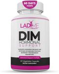 DIM Complex 150mg Hormonal Support Menopause Relief Supplement for Hot Flashes & Hormonal Acne Relief Bioperine, Broccoli & Calcium Estrogen Metabolism Balancing Pills for Women 60 Capsules by LadyMe