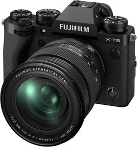 Fujifilm X-T5 Mirrorless Camera, Black with XF 16-80mm Lens