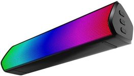 Wireless Bluetooth Rechargeable Multi-Color LED Light Sound Bar Speaker, Small Xtreme
