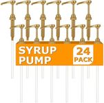 YAYODS 24 Pack Coffee Syrup Pump Di