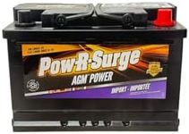 Group 48 Car Battery, AGM Maintenance Free 12V DEKA AGM Car Batteries H6 L3 Automotive Battery, 760CCA, 120RC