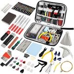 82 Pcs Guitar Setup Kit - Guitar Tool Kit for Guitar Ukulele Bass Banjo Guitar Repair Tool Kit Guitar Gifts Maintenance kit for Music or String Instrument Enthusiast