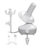 Etcokei Yarn Winder, Electric Yarn Ball Winder for Crocheting, Compact Yarn Cake Winder with Strong Tension Stepless Speed, Automatic Yarn Spinner Wool Winder, Ideal Helper for Knitting Lovers(White)