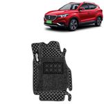 KINGSWAY® Premium 7D Car Floor Mat Compatible with Morris Garages (MG) ZS EV (Year 2020 Onwards), Double Layer Luxury Car Foot Mats - Complete Set of 3 Pcs, 100% Waterproof and Washable, Classic Black