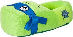 Nickelodeon Teenage Mutant Ninja Turtles Plush Head Slippers Boys 2/3