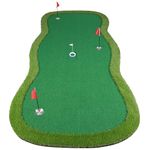 Golf Putting Green, Practice Putting Green Mat, Large Professional Golfing Training Mat for Indoor Outdoor… (Putting green-5X12ft)