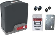 DORTIMATE DT1300C Gate Operator Hardware Kit for Security Automatic Sliding Gate Opener with 2 Remote Controls Sliding Gate Up to 39 feet or 1300 lbs
