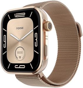 Noise Pro 5 Smart Watch with 1.85" AMOLED Display, BT Calling, New DIY Watch Faces, Ultra Personalization with Smart Dock, Productivity Suite, 100 Sports Modes and More (Rosegold Elite)