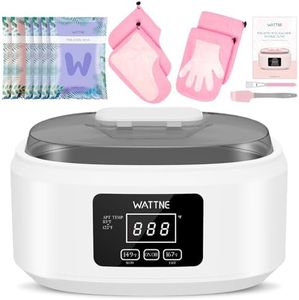Paraffin Wax Machine for Hand and Feet -Paraffin Wax Warmer Moisturizing Kit Auto-time and Keep Warm Paraffin Hand Wax Machine for Arthritis (White)