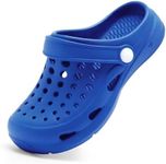 Cubufly Boys and Girls Garden Clogs Slip on Water Shoes Children Sandals for Indoor Outdoor Blue(Toddler/Little Kids/Big Kids)