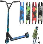 Trendi Pro Stunt Scooter | 360° Spin Handlebar Freestyle Trick Scooter with ABEC-7 Bearings | Durable Street Stunt Scooter for Boys, Girls & Teens Age 6+ (Blue)