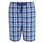 Hanes Men's Woven Cotton Pyjama Sleep Shorts, Small, Blue