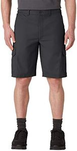 Dickies Men's 11 Inch Performance Cargo Short, Black, 30