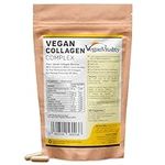 Vegan Collagen Supplement for Skin, Hair, Nails, Joints & Bones with Biotin, Lysine, Bamboo Silica, Zinc, Vitamin C, E & A. 2 Months Supply. Collagen for Vegans and Vegetarians