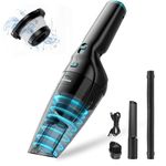 HOMEKANE Handheld Vacuum, Car Vacuum Cleaner Cordless Powerful, 9500Pa Hand Held Vacuum Cordless, Rechargeable Mini Portable Hand Vacuum Lightweight for Home Car Pet Hair