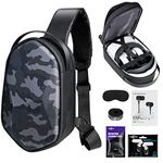 SARLAR Hard Chest Shoulder Backpack for Oculus Quest 2 VR Gaming Headset and Touch Controller Aessories, Includes Accessories Such as in-Ear Headphones