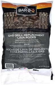 Natural Lava Rocks for Fire Pit | Lava Rocks for Gas Grills Charbroilers | Reduces Flare Ups | Even Heat Distribution | by The FryOilSaver Co, | 7 Lb. Bag of Fire Pit Lava Rocks | 1 Pack