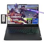 Lenovo Legion Pro 7i Gen 9 16" WQXGA 240Hz Gaming Laptop, Intel i9-14900HX, GeForce RTX 4090 16GB, 64GB DDR5, 4TB SSD, RGB Keyboard, FHD Webcam, WiFi 6E, Win 11, Black, 256GB Docking Station Set