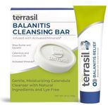 terrasil Balanitis Relief + Cleansing Soap 2-Product Kit – Balanitis Treatment for Men, Natural Foreskin Ointment for Balanitis Symptoms: Itch & Irritation. Dermatologist Tested (14g Tube + Soap Bar)