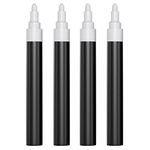 TMS White Chalk Pens for Blackboards | Liquid Markers for Chalkboards with Reversible Tip, use on Windows, Labels, Glass, Whiteboards, Board | Wipeable, Toxic Free and Washable [Bold 6mm]