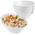 20oz White Plastic Serving Bowls (4
