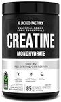 Jacked Factory Creatine Monohydrate Powder 425g - Creatine Supplement for Increased Muscle Mass*, Improved Strength, Power, & Performance** - 85 Servings, Unflavored