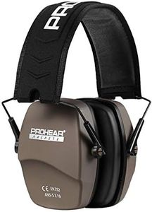 PROHEAR 016 Ear Defenders for Shooting, Noise Reduction Slim Passive Hearing Protector with Low-Profile Earcups, Compact Foldable Ear Protectors for Gun Range, Safety Earmuffs for Hunting,SNR 28dB