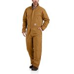 Carhartt Mens Washed Duck Durable Insulated Coverall